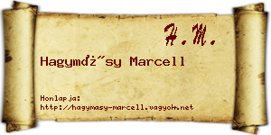 Hagymásy Marcell névjegykártya
